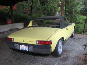 1971 Porsche 914 rear