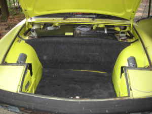 1971 Porsche 914 trunk