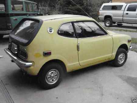 1972 Honda AZ 600 rear