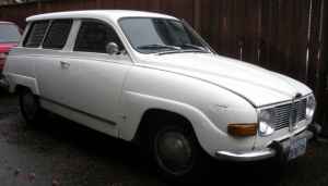 1972 Saab 95 side