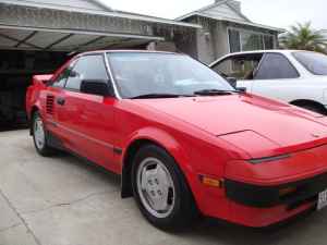 1986 Toyota MR2 front