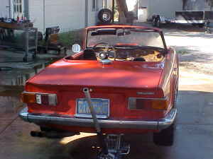 1971 Triumph TR6 rear