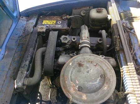 1969 Fiat 124 Coupe engine