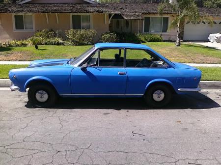1969 Fiat 124 coupe left side