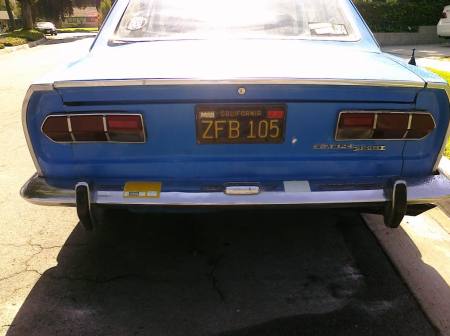 1969 Fiat 124 Coupe rear