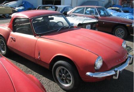 1968 Triumph Spitfire front