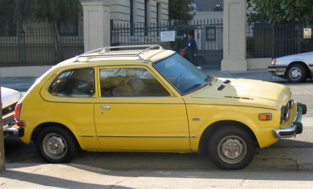 1975 Honda Civic side