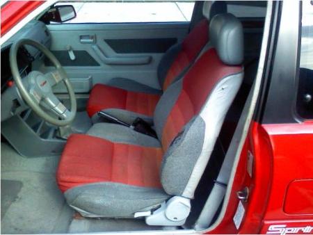 1987 Chevrolet Sprint Turbo interior