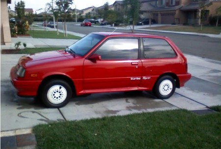 1987 Chevrolet Sprint Turbo left