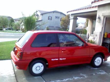 1987 Chevrolet Sprint Turbo right