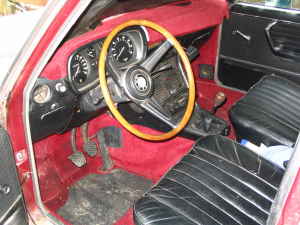1970 BMW 2800 interior