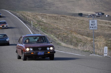 1978 Lancia Beta Berlina at Altamont Pass