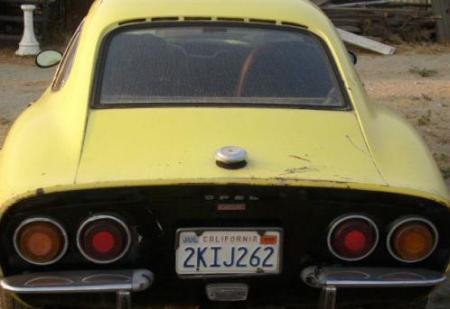 1970 Opel GT rear