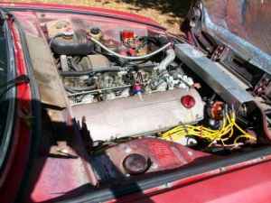 1972 BMW Bavaria 2 engine exhaust