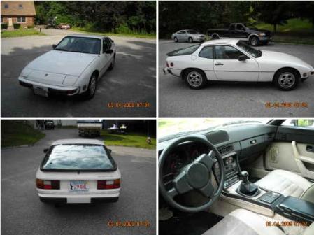 1987 Porsche 924 white