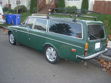 1972 Volvo 145 rear