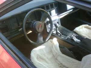 1985 Chevrolet Corvette interior