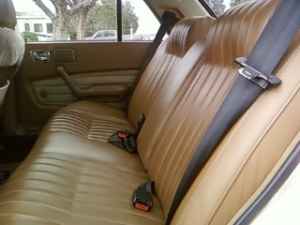 1982 Peugeot 604 TD rear seat