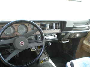 1972 Chevrolet Vega Kammback interior