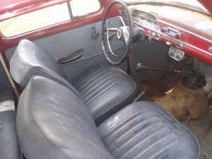 1962 Volvo 544 interior