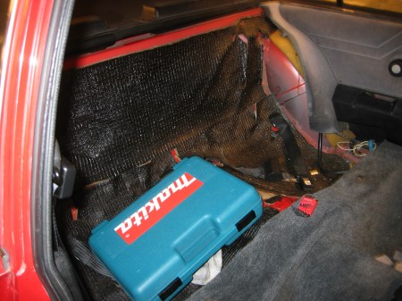 Alfetta rear interior