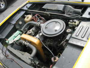 1973 Fiat 124 coupe engine