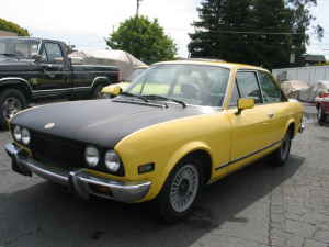 1973 Fiat 124 coupe left