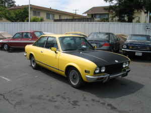 1973 Fiat 124 coupe right