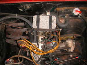 1967 Fiat 850 spider engine