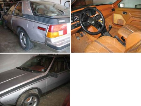 1983 Renault Fuego turbo silver