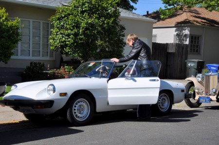 1977 Alfa Spider and 1948 MG TC