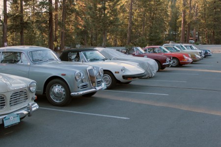 1977 Alfa Spider at the CalNeva, Snowball 2011