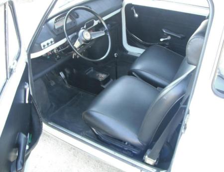 1971 Fiat 850 sedan interior