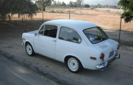 1971 Fiat 850 sedan rear