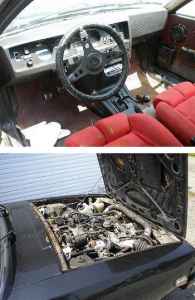 1979 Renault Gordini interior/engine