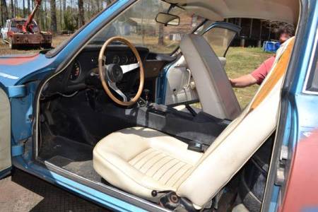 1970 Opel GT interior