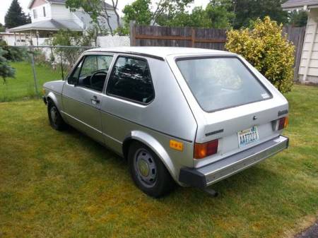 1978 VW Rabbit left rear