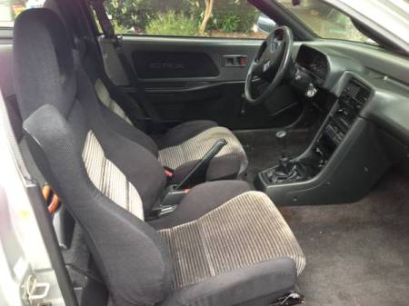 1987 Honda CRX Si interior