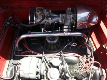 1962 Chevrolet Corvair Monza Turbo engine