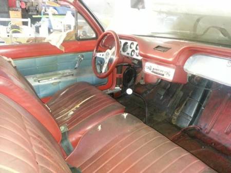 1962 Chevrolet Corvair Monza Turbo interior