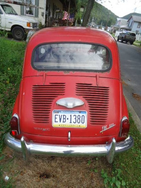 1967 Fiat 600 rear