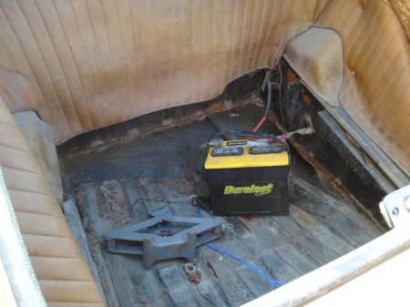 1973 Saab Sonett III trunk