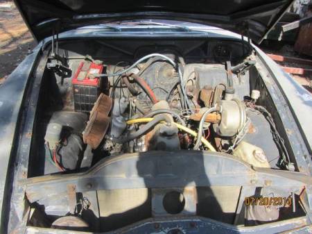 1966 Volvo 122 wagon engine