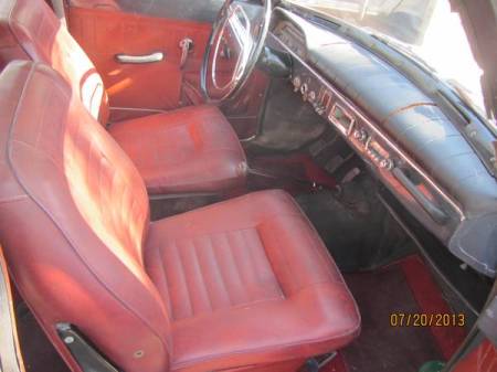1966 Volvo 122 wagon interior