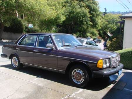 1977 Mercedes 280E right front