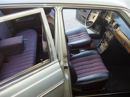 1981 Mercedes 280E interior