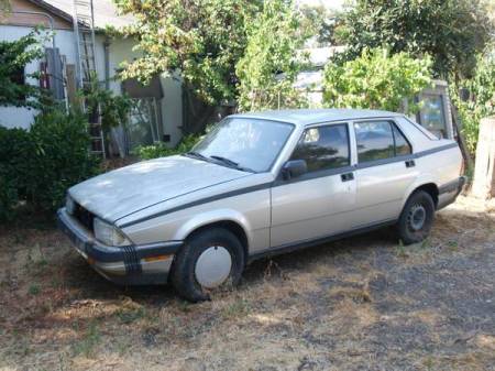 1987 Alfa Romeo Milano Silver left front