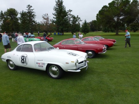 Alfa SS row with Sebring car