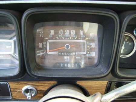 1978 AMC Matador speedometer
