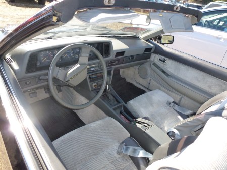 1983 Datsun 200SX convertible interior